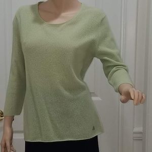 CHANEL Identification Sweater with Chanel Emblem